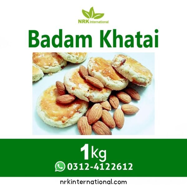Delicious Badam Khatai – 1kg Pack | Traditional Almond Cookies