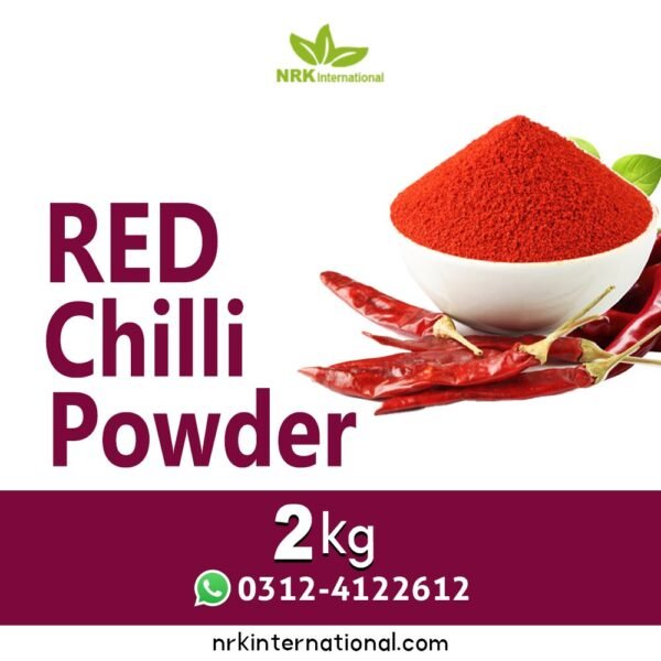 Red Chilli Powder – 2kg Pack | Bulk Premium Spice for Home, Restaurant, and Industrial Use