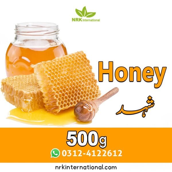 Pure Natural Honey – 500 gram Pack | 100% Organic