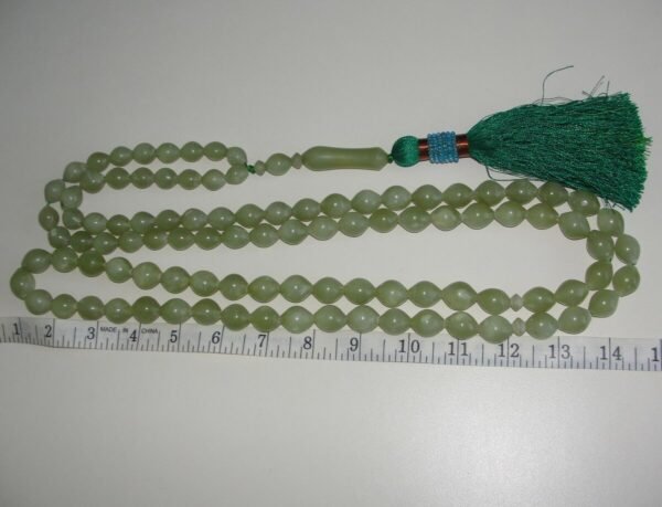 Light Green Islamic Prayer Tasbih - 33 Beads Misbaha Prayer Beads Tasbih